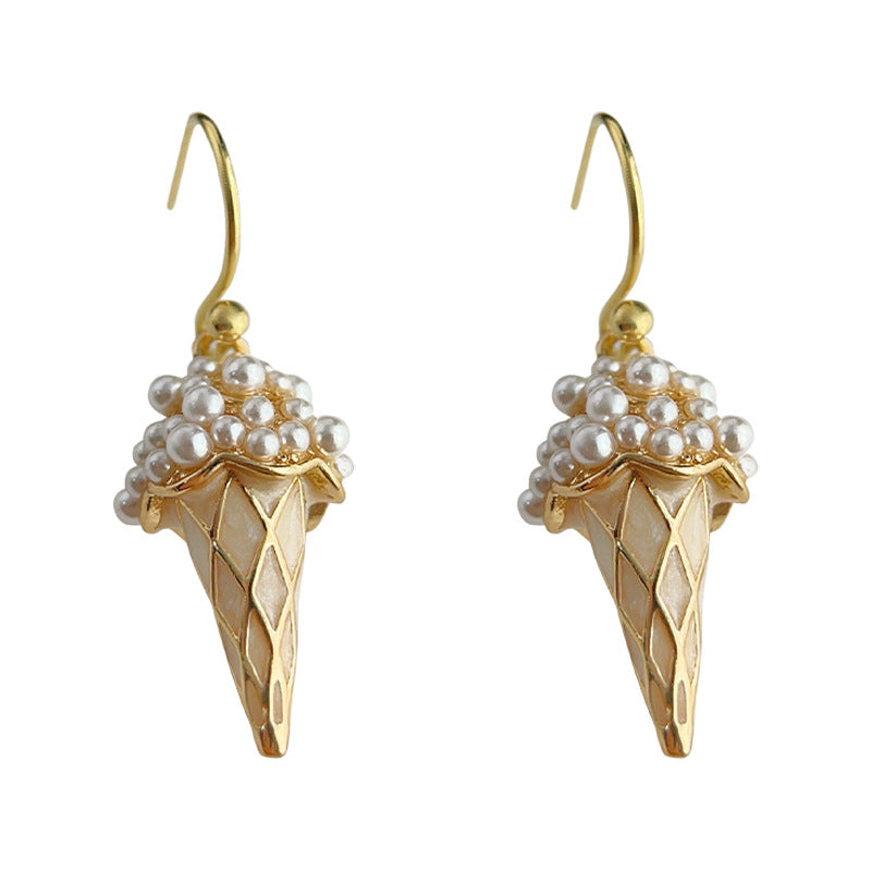 C관 - 14K 도금 개성 있는 아이스크림 귀걸이 2024 신상 귀걸이 [3997] 24.05-2