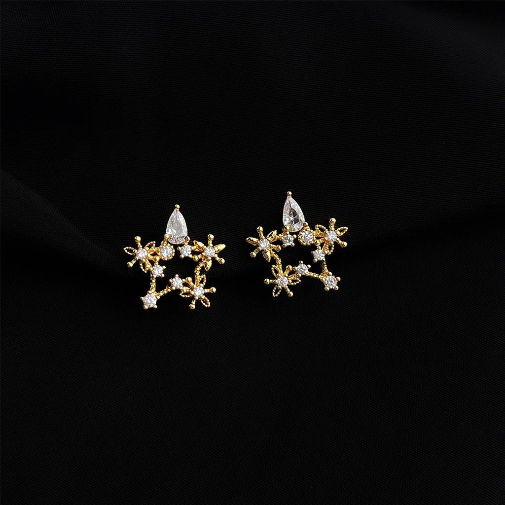 C관 - 18K 도금 컬러풀 이어커프 귀걸이 [EJ0303C] 25.03-3