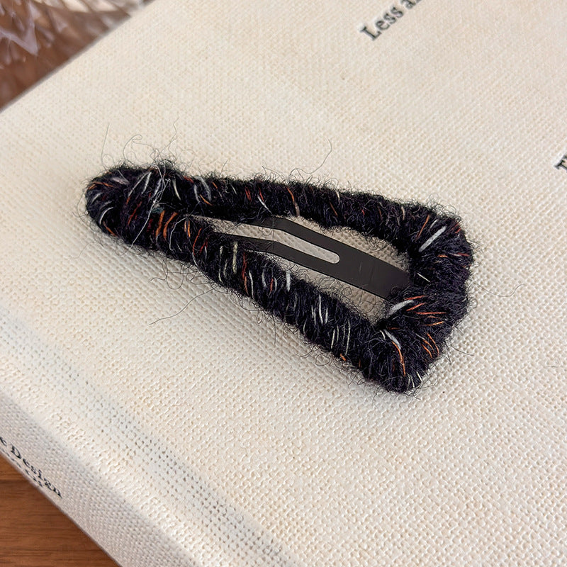 E관 - 니트실 스틸 삼각형 헤어핀 [27528] 25.10-1