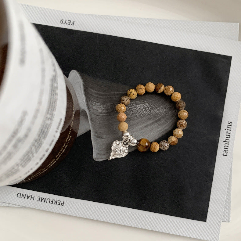 A관 - 클로버 십자가 하트 코끼리 미니 펜던트 925실버 비즈 반지 [RC] 25.11-4