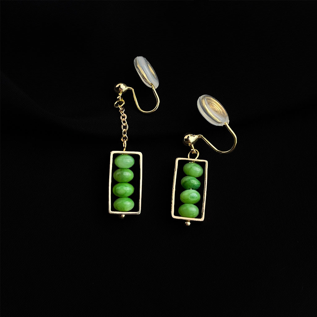 C관 - 18K 도금 컬러풀 이어커프 귀걸이 [EJ0303C] 25.03-3