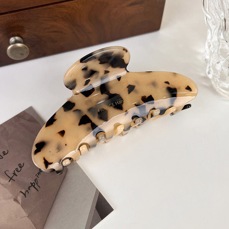 E관 - 아세테이트 올림머리 디자인 집게핀 [22978] 25.10-2