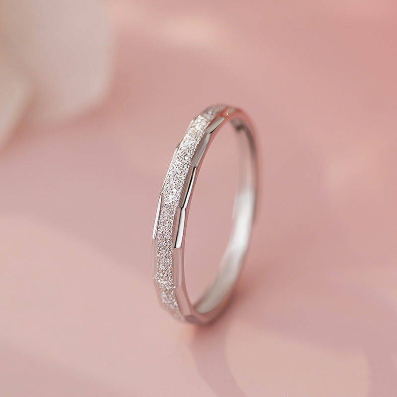 B관 - 999 실버 심플 미니 펀칭 링 커플 반지 [YC3129R_1] 25.10-4