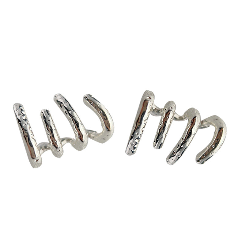 C관 - 인스타그램 스타일 기하학 은침 귀걸이 [3966] 24.05-1