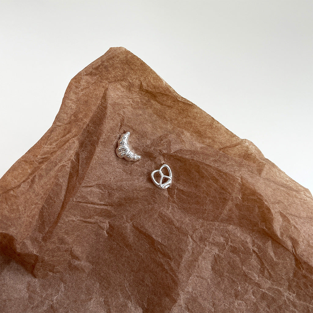 C관 - 14K 도금 비대칭 디자인 미니 귀걸이 [4315-4316] 24.06-3