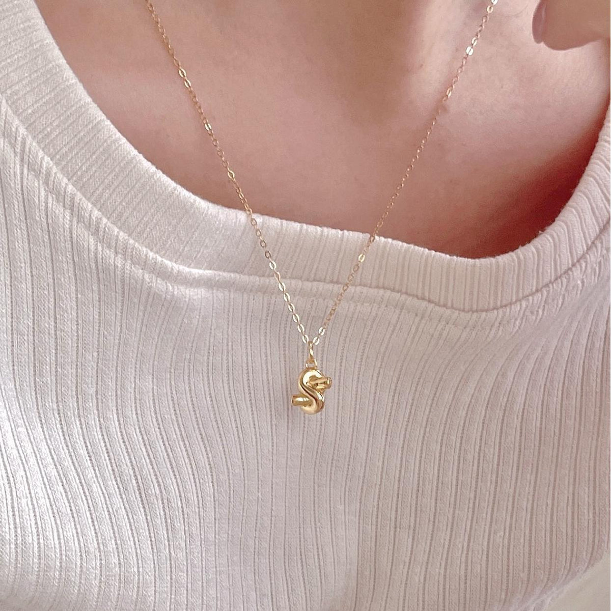 F관 - 925 실버 하트 매듭 펜던트 목걸이 [B1380] 25.11-1