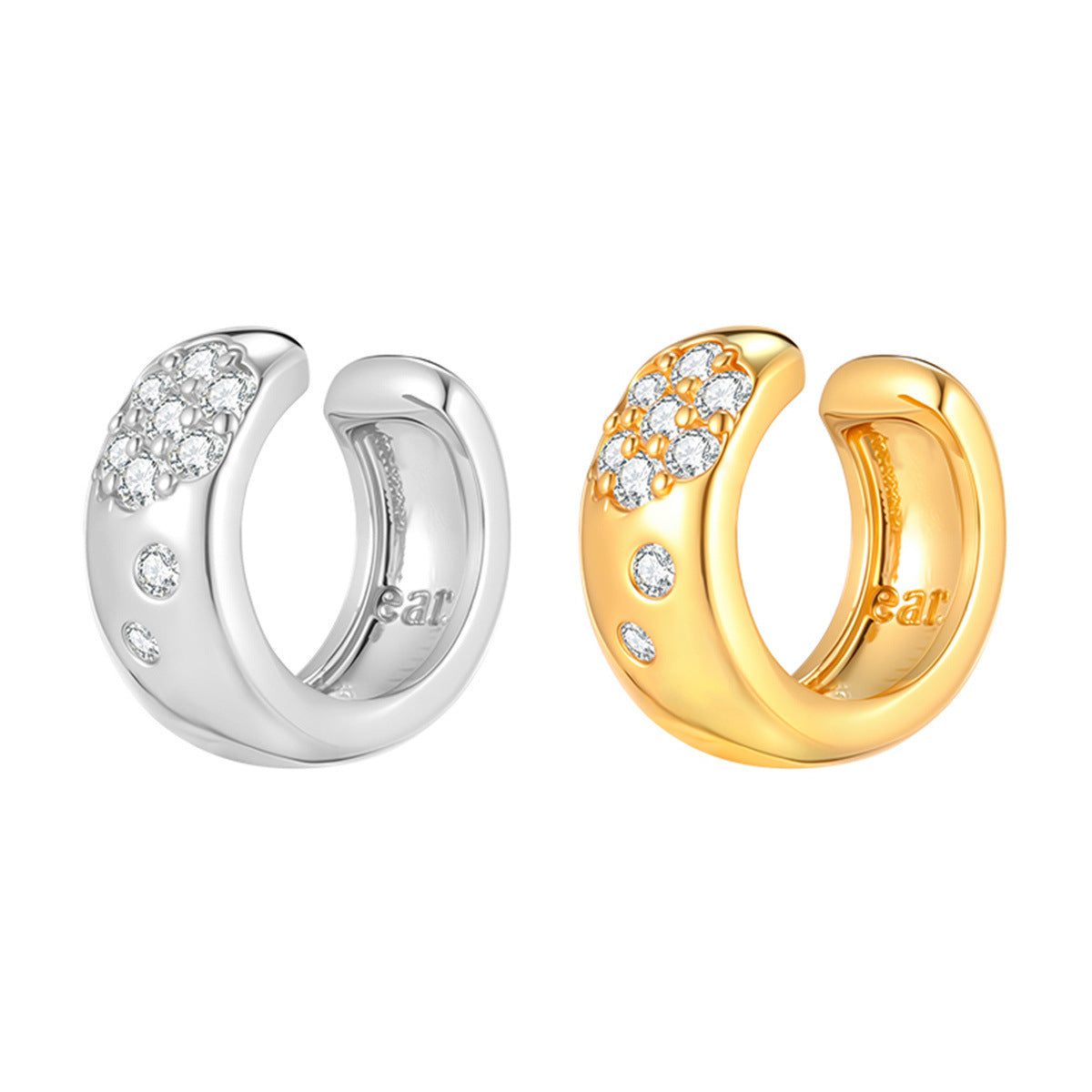 A관 - 큐빅 볼드 이어커프 귀걸이 [EJ-41] 25.10-3