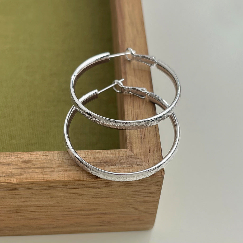 C관 - 무광 14K 도금 미니멀 링 귀걸이 [5731-5736] 25.03-3