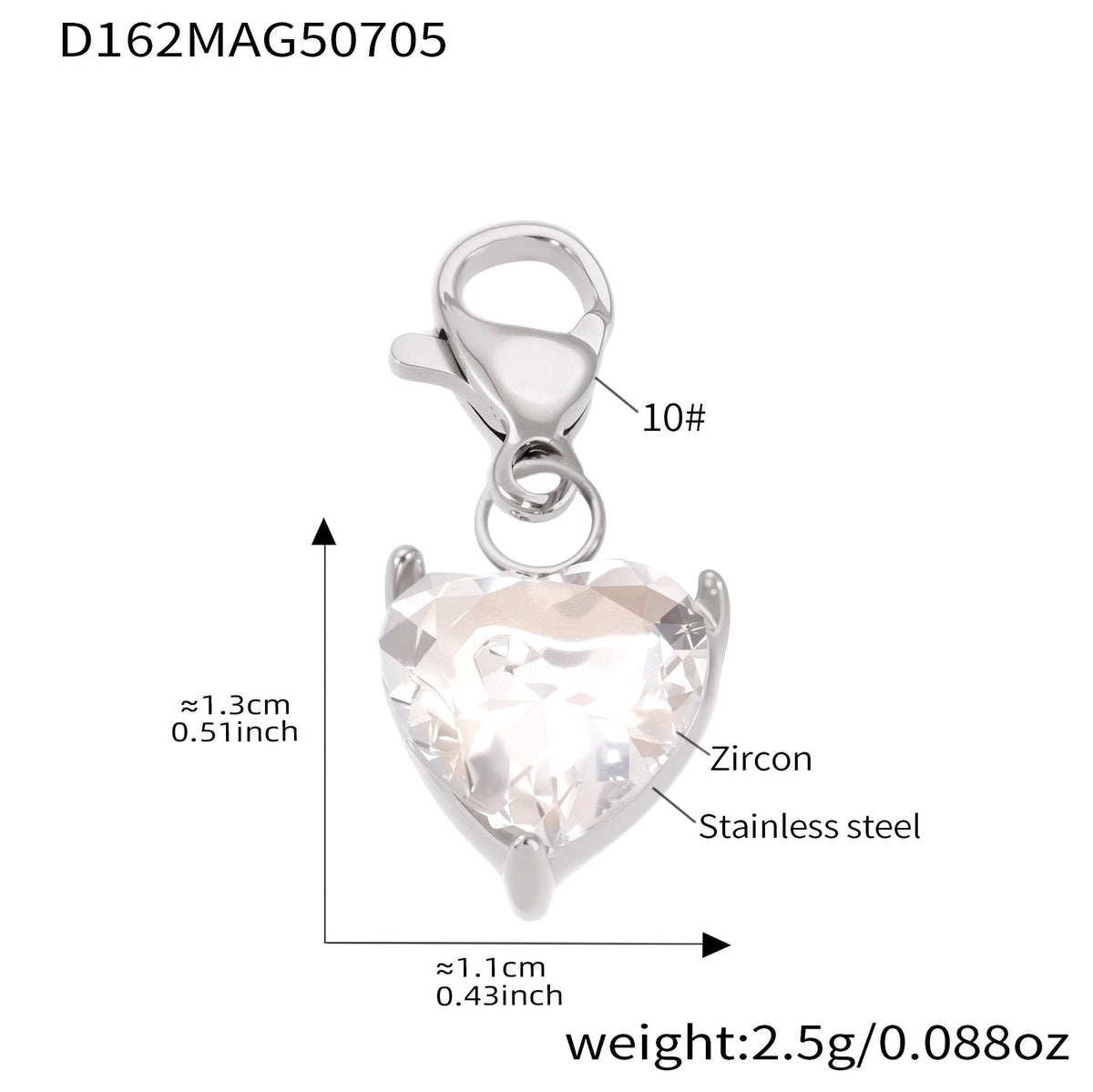 D관 - 스테인리스 스틸 DIY 다중 펜던트 팔찌 목걸이 [E670] 25.09-4