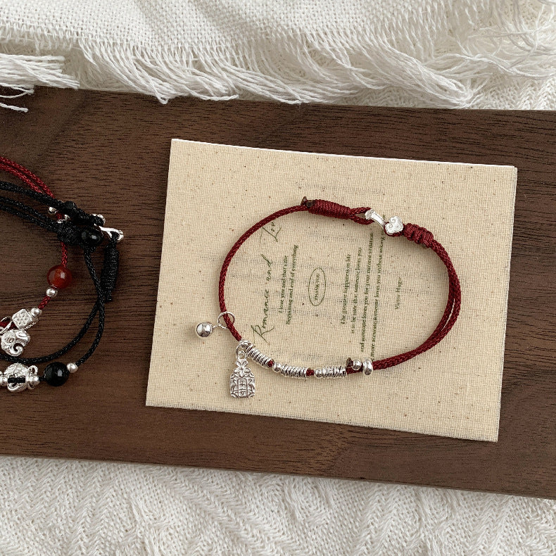 A관 - 925 실버 강아지 코끼리 펜던트 스트랩 팔찌 [1603-1605-1606] 25.11-2