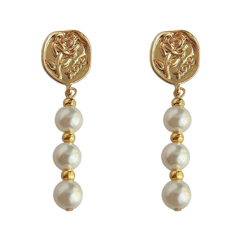 C관 - 가느다란 체인 14K 도금 감각적 귀걸이 [4134] 24.06-1