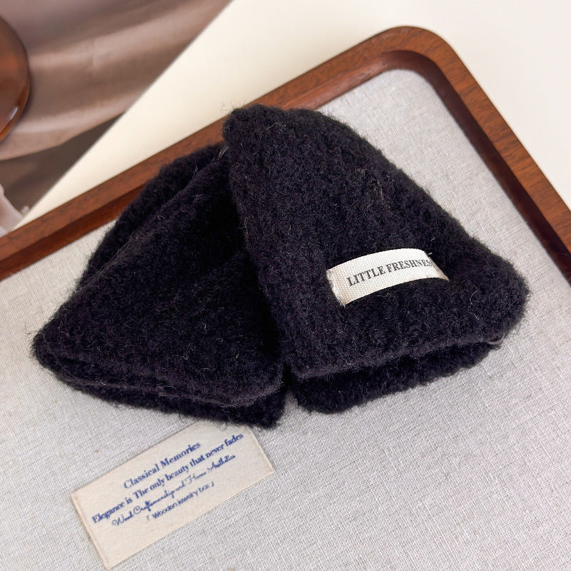 E관 - 모직 컬러 삼각형 대형 집게핀 [27721] 25.11-4