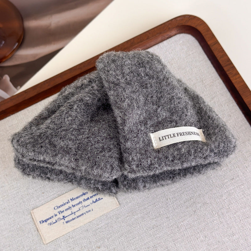 E관 - 모직 컬러 삼각형 대형 집게핀 [27721] 25.11-4