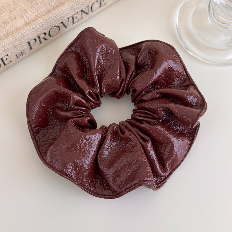 E관 - 프렌치 빈티지 가죽 곱창 헤어밴드 [27539] 25.10-1