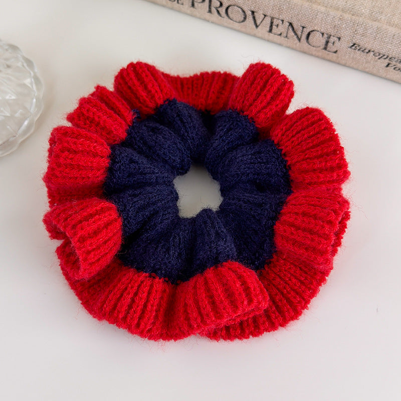 E관 - 투톤 컬러 니트 울 곱창 헤어밴드 [27516] 25.09-4