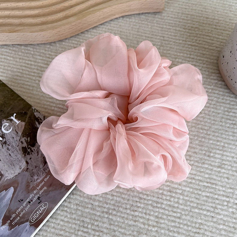 E관 - 오간자 부드러운 디자인 곱창 헤어밴드 [22512] 25.10-2