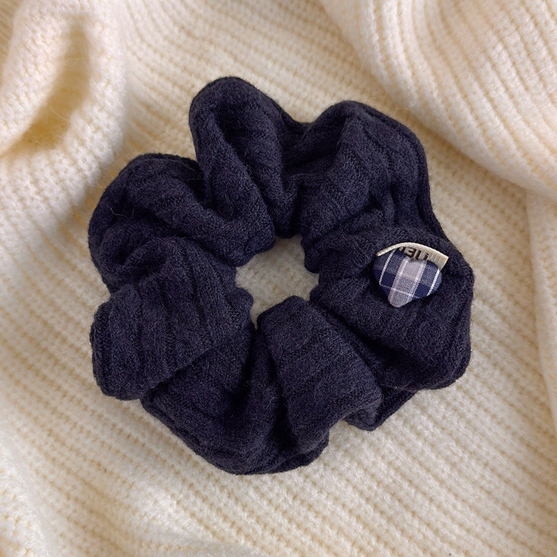 E관 - 꽈배기 니트 셔링 곱창 헤어밴드 [27707] 25.11-4