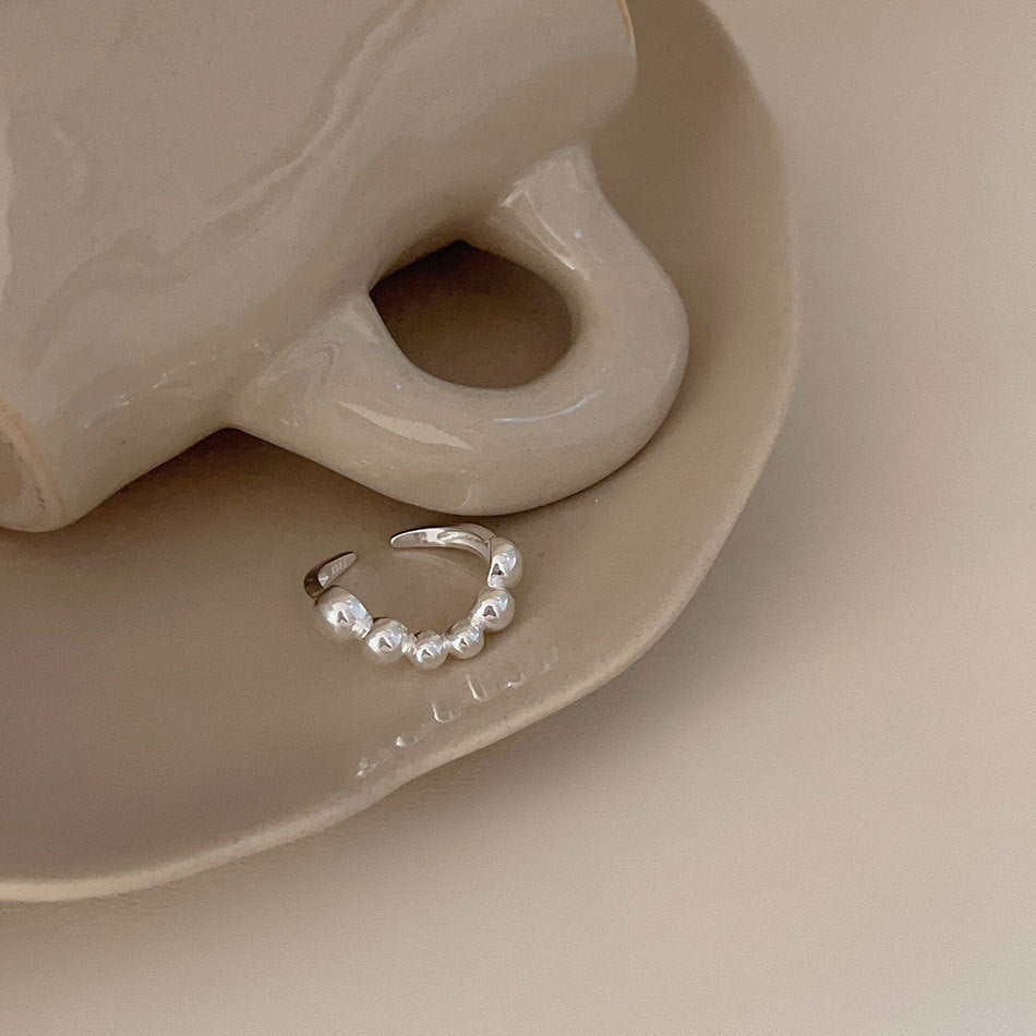 F관 - 925 실버 라운드 비즈 오픈형 반지 [J1927] 25.10-2