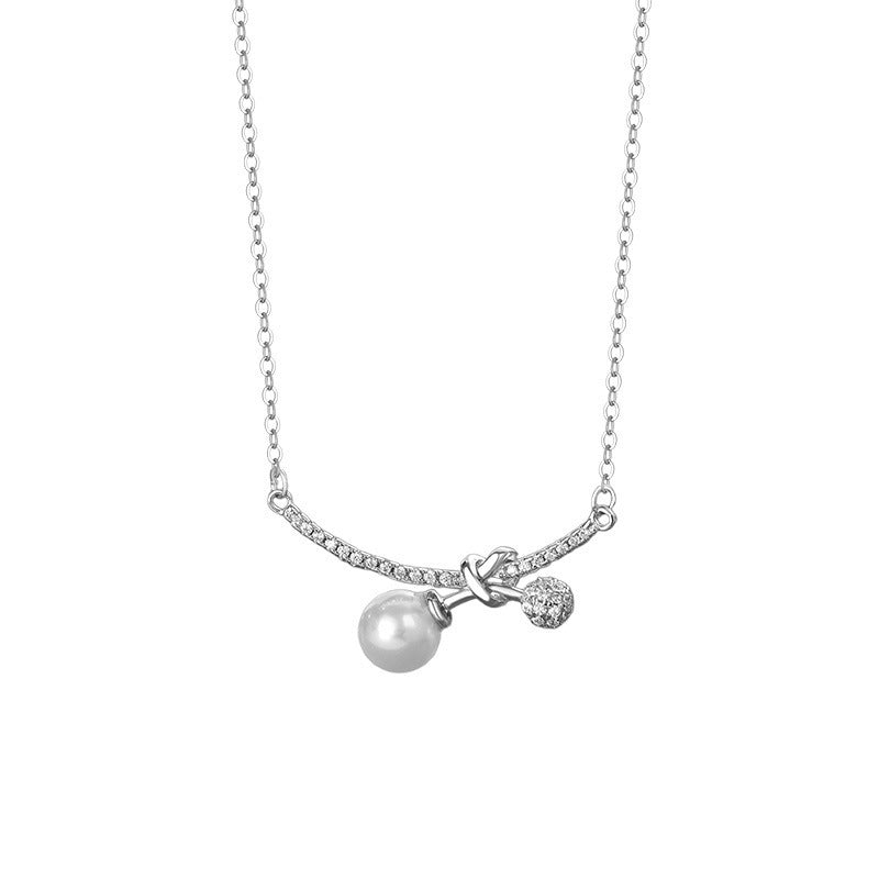 B관 - 999 실버 진주 매듭 펜던트 목걸이 [YC2083N_1] 25.10-3