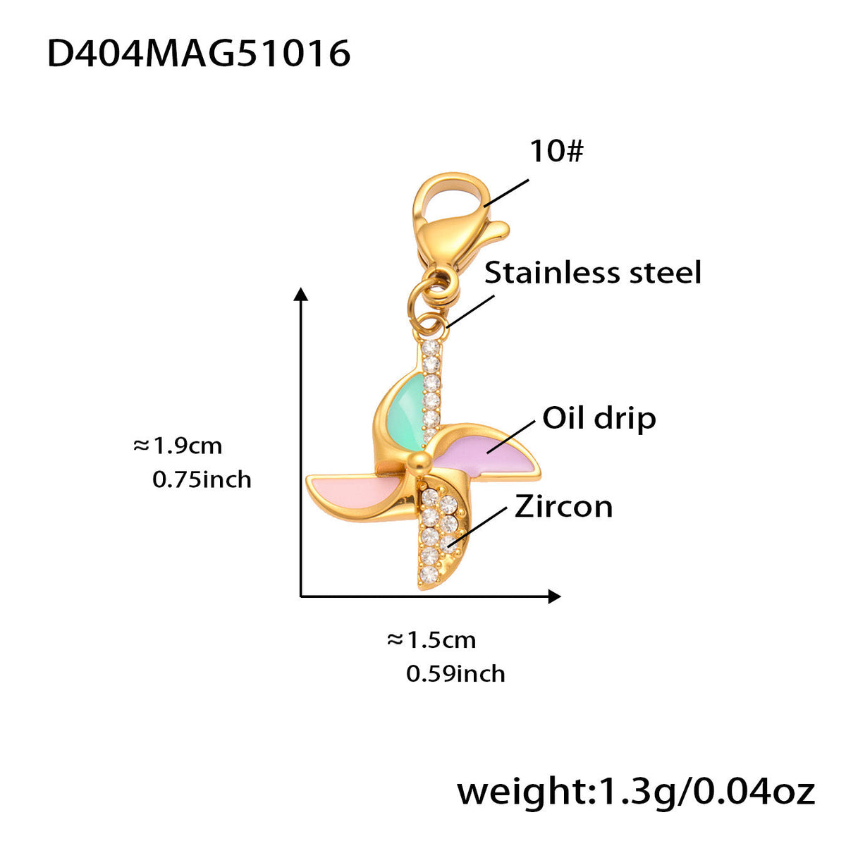 D관 - 스테인리스 스틸 큐빅 과일 열기구 지구본 펜던트 목걸이 팔찌 반지 [TXP422] 25.10-4