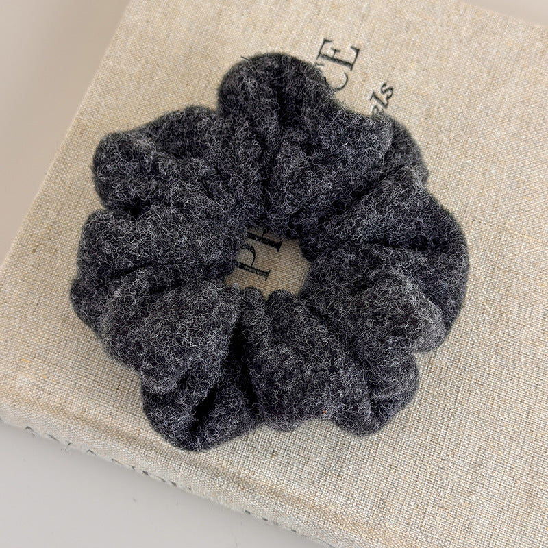 E관 - 겨울 컬러 모직 패브릭 곱창 헤어밴드 [26247] 25.11-2