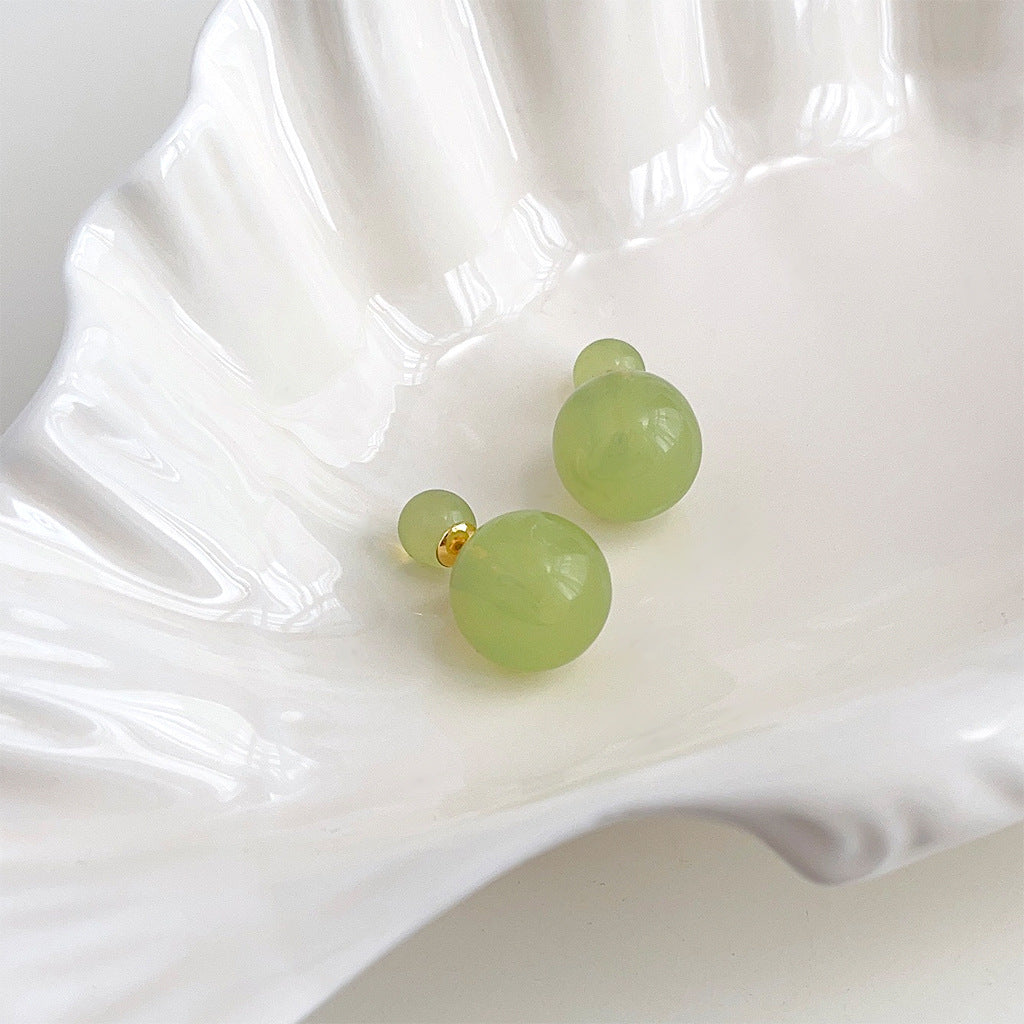 C관 - 사탕색 컬러 귀걸이 은침 귀걸이 [4108-4111] 24.05-3