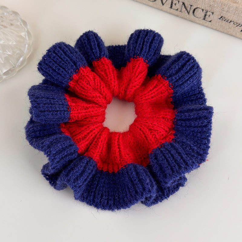 E관 - 투톤 컬러 니트 울 곱창 헤어밴드 [27516] 25.09-4