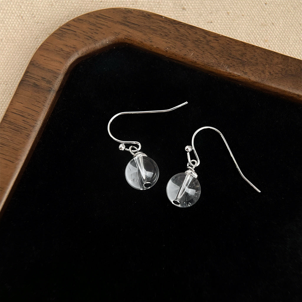 C관 - 천연석 자수정 심플 귀걸이 [5557-5564] 25.02-2