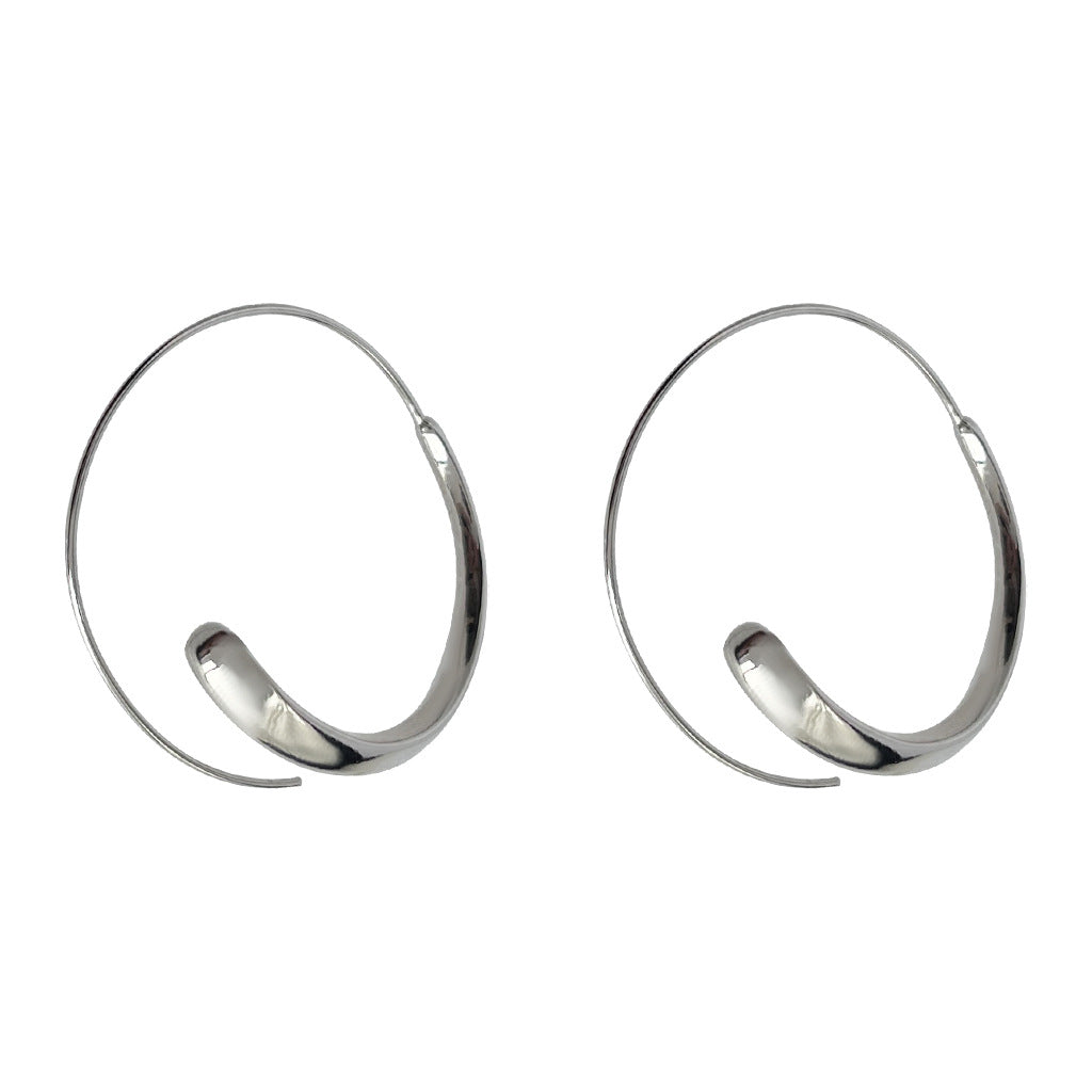 C관 - 선형 기하학 디테일 감각적 인스타 귀걸이 [4040] 24.06-1