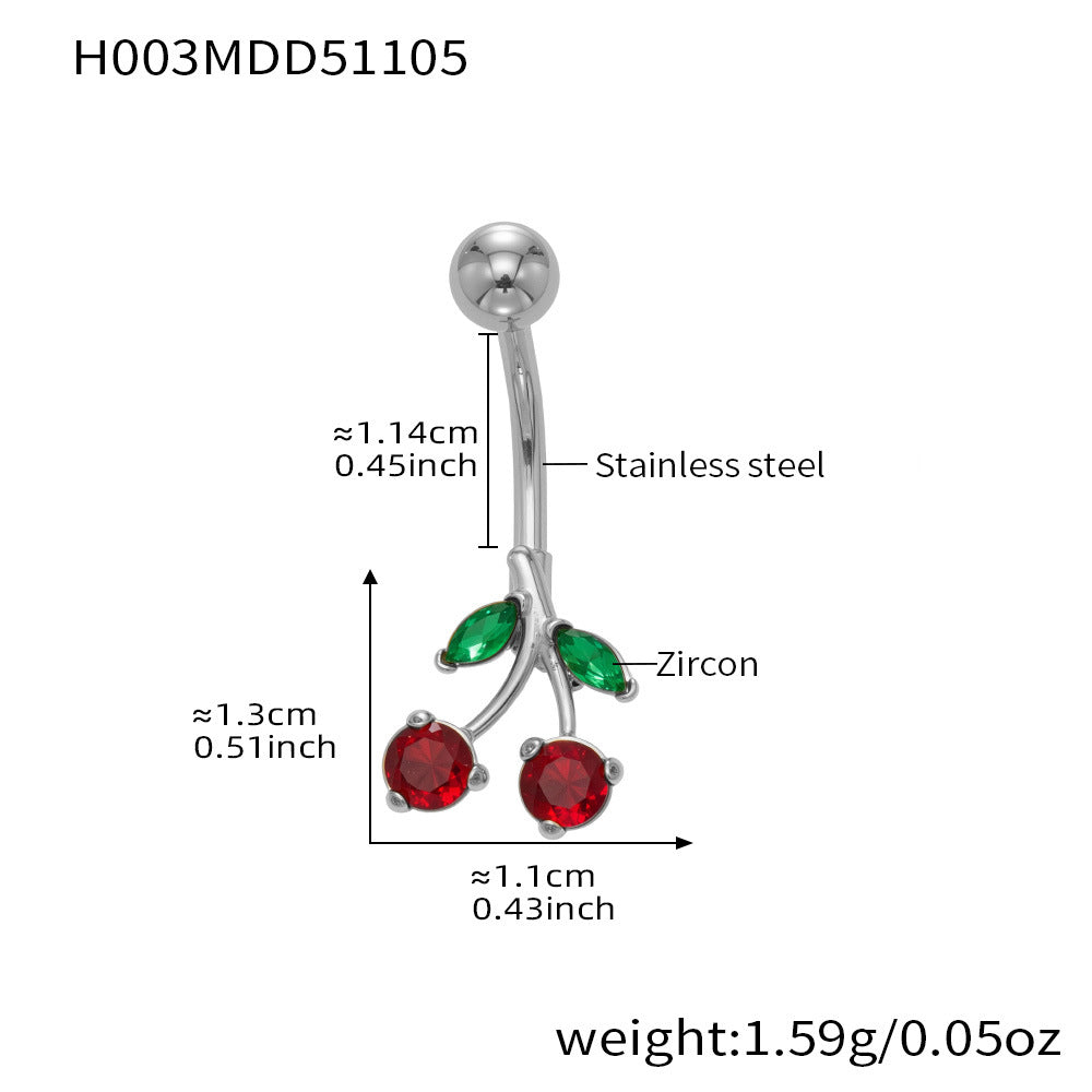D관 - 스테인리스 큐빅 나비 하트 체리 물방울 18K 도금 피어싱 귀걸이 [H001] 25.11-2