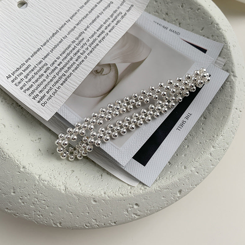 A관 - 925 실버 유광 핸드메이드 비즈 묶음 반지 팔찌 [JA2] 25.09-4