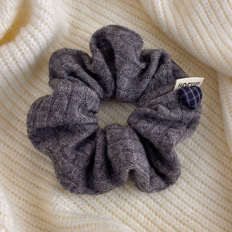 E관 - 꽈배기 니트 셔링 곱창 헤어밴드 [27707] 25.11-4