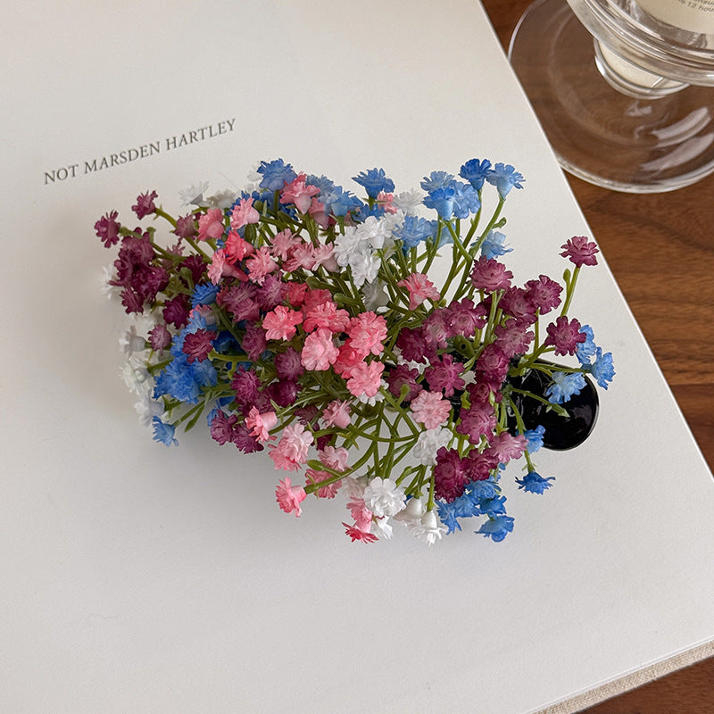 E관 - 조화 플라워 웨딩 헤어핀 [27642] 25.11-1