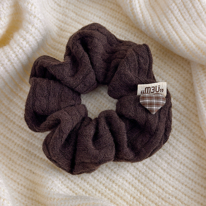 E관 - 꽈배기 니트 셔링 곱창 헤어밴드 [27707] 25.11-4