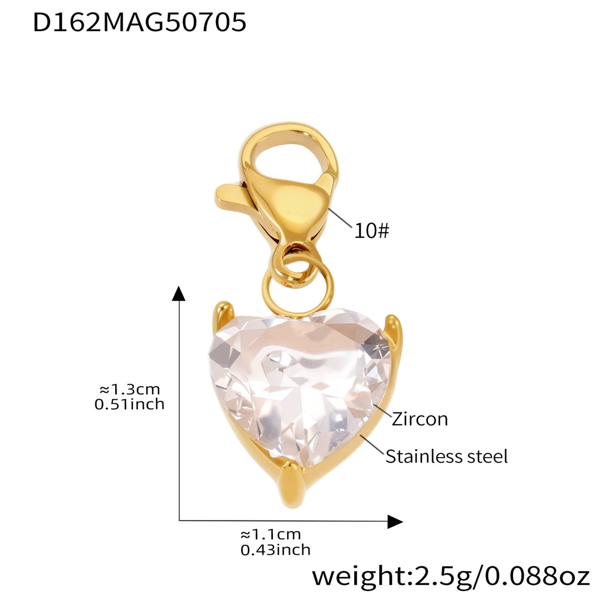 D관 - 스테인리스 스틸 DIY 다중 펜던트 팔찌 목걸이 [E670] 25.09-4