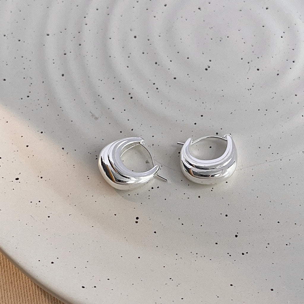 C관 - 개성 있는 고급스러운 기하학적 귀걸이 14K 도금 귀걸이 [3741-3742] 24.04-4