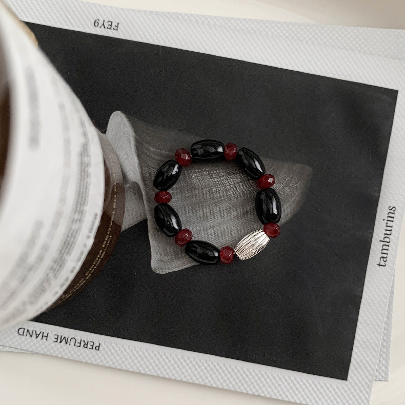 A관 - 클로버 십자가 하트 코끼리 미니 펜던트 925실버 비즈 반지 [RC] 25.11-4