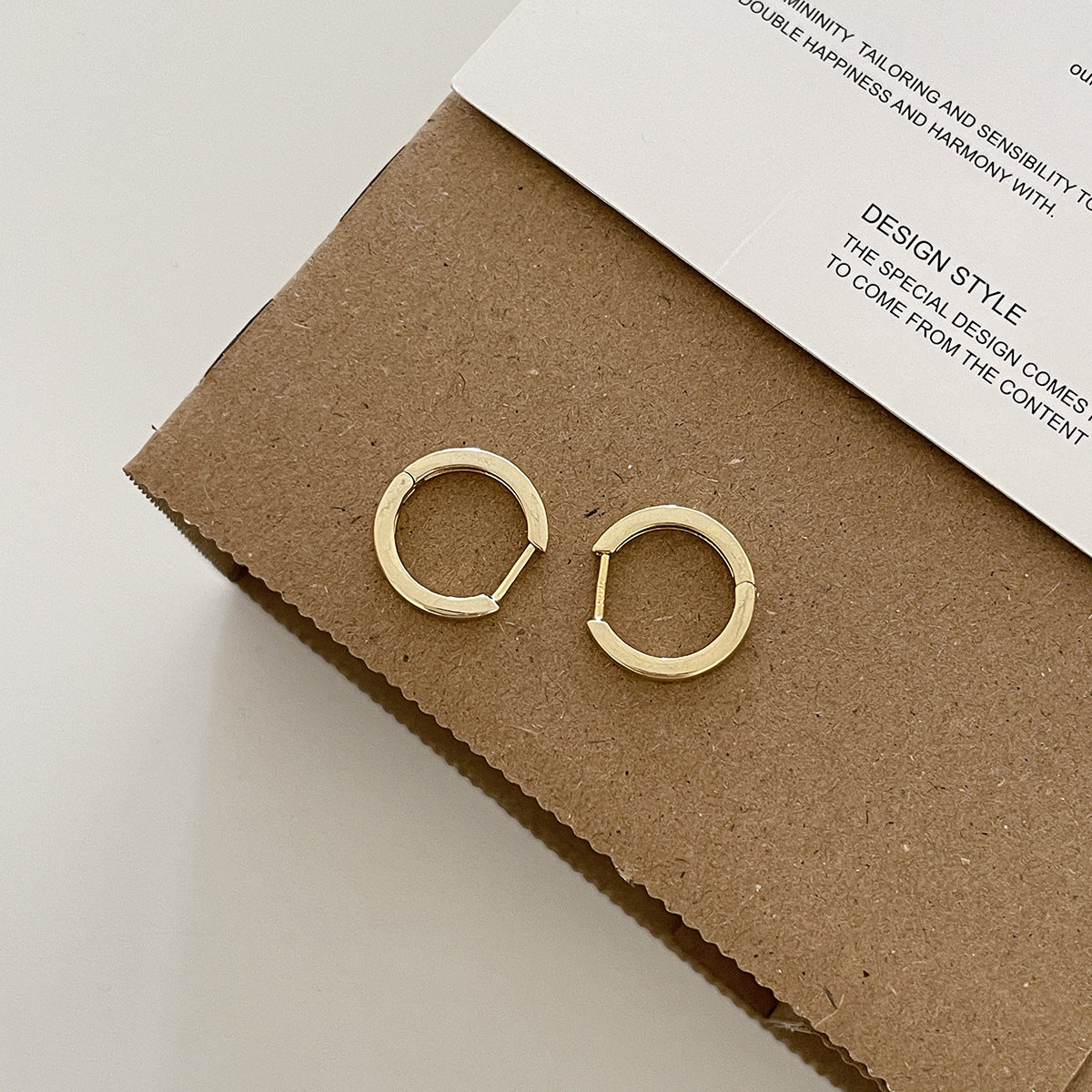 A관 - 925 은침 미니멀 심플 링 스트레이트 침 귀걸이 [EH-4169] 25.12-1