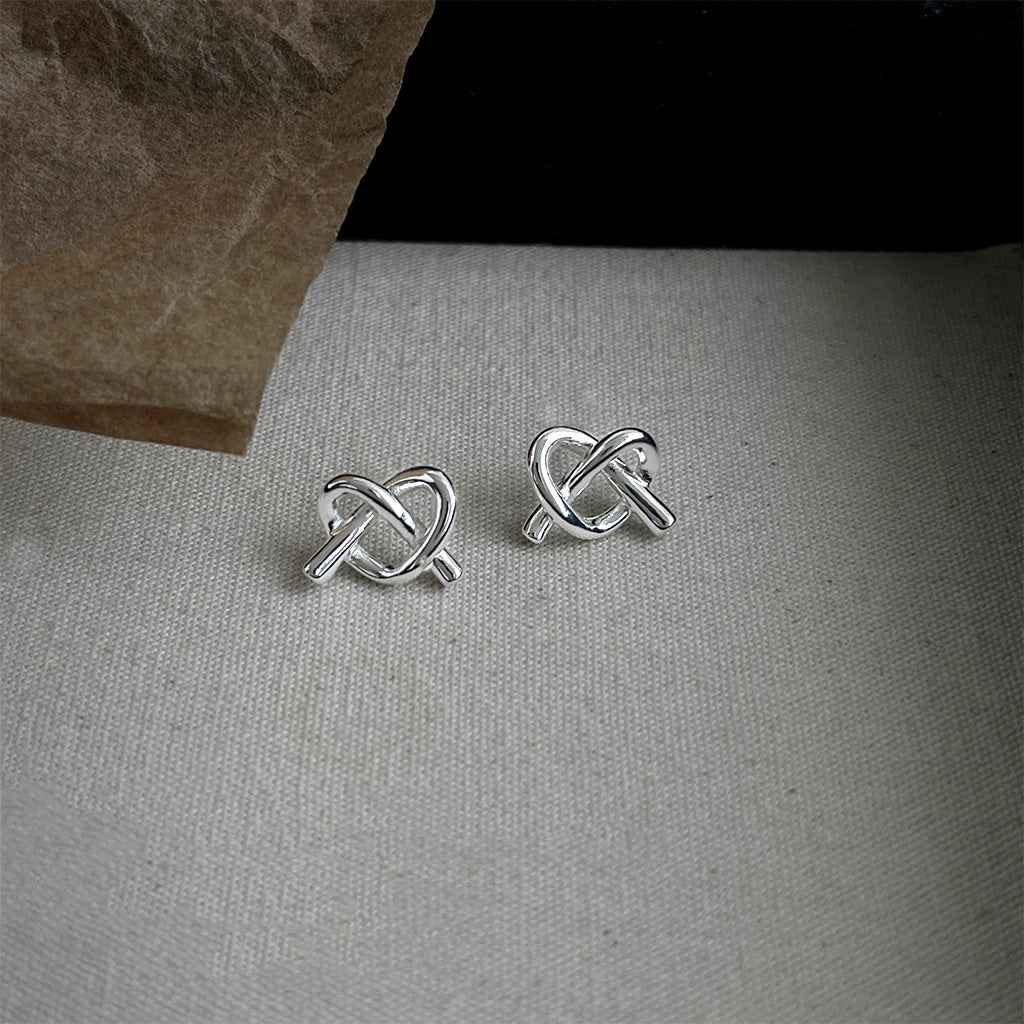 C관 - 하트 모양 입체 14K 도금 감각적인 스윗한 귀걸이 [4539-4540] 24.07-3