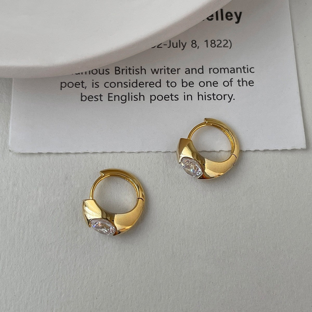 A관 - 큐빅 925 은침 링 후프 귀걸이 [EH-2549.SJ] 25.12-3