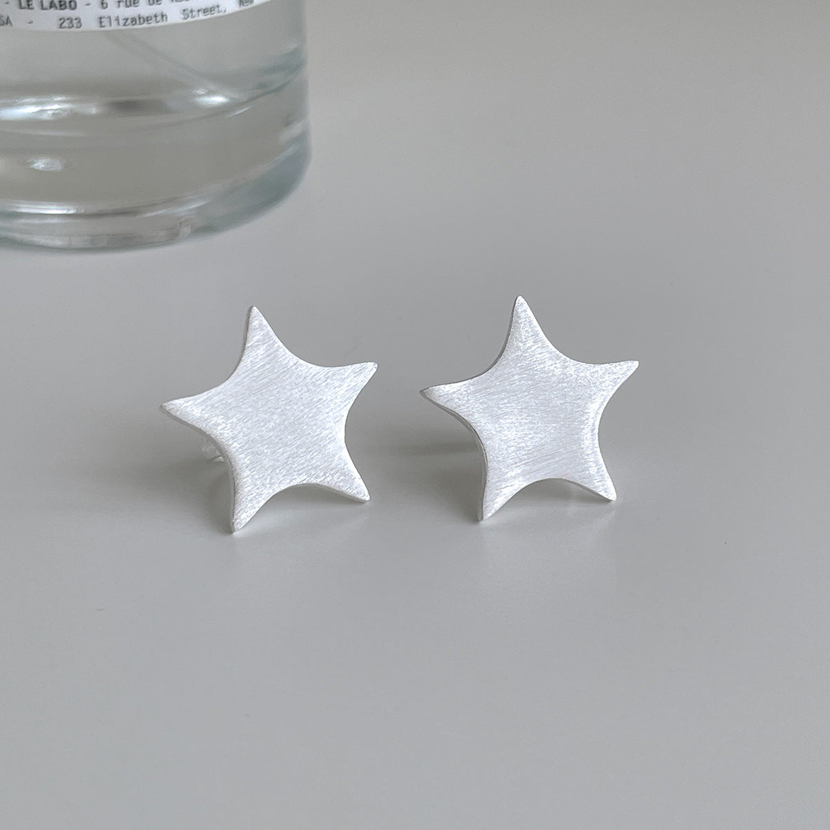 A관 - 샌딩 오각별 디자인 이어커프 귀걸이 [EJ-49] 25.12-1