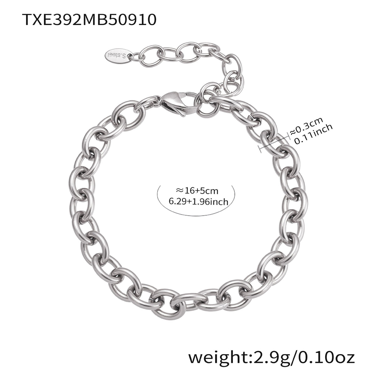 D관 - 벌 곤충 플라워 펜던트 스테인리스 스틸 목걸이 팔찌 발찌 [TXP392] 25.09-3