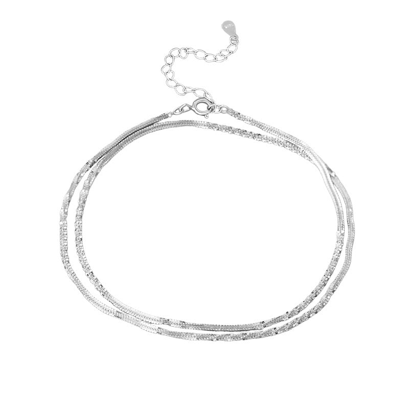 B관 - 925 실버 물결빛 목걸이 [YC0671N_1] 25.10-2