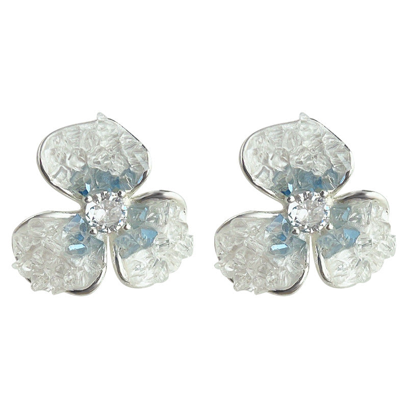 C관 - 유리 크리스탈 색상 전환 디테일 귀걸이 [4277] 24.06-2