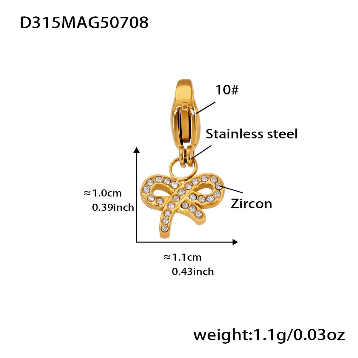 D관 - 스테인리스 스틸 DIY 다중 펜던트 팔찌 목걸이 [E670] 25.09-4