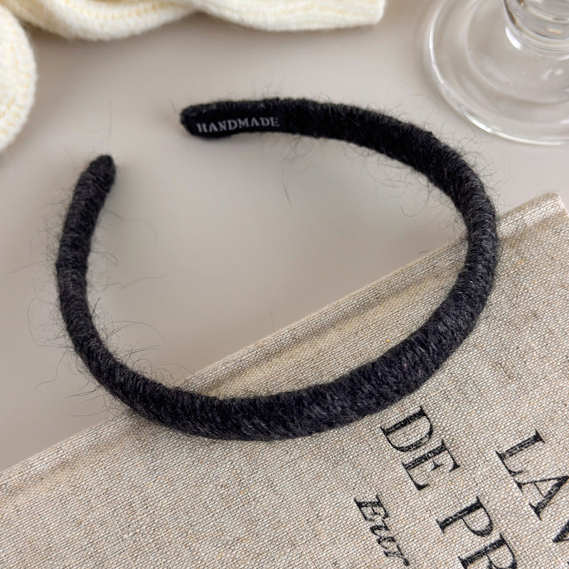 E관 - 털실 소재 볼륨 얇은 머리띠 [27651] 25.11-3