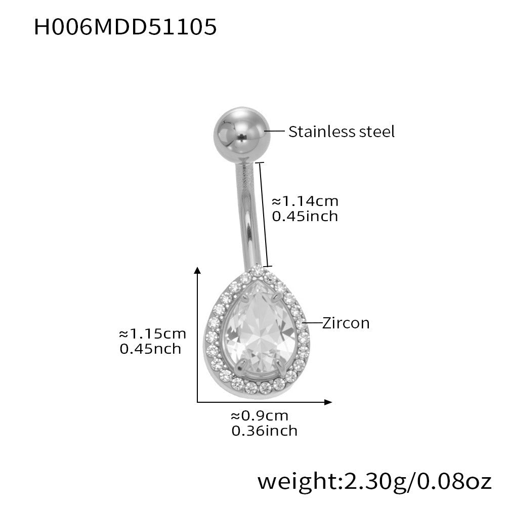 D관 - 스테인리스 큐빅 나비 하트 체리 물방울 18K 도금 피어싱 귀걸이 [H001] 25.11-2
