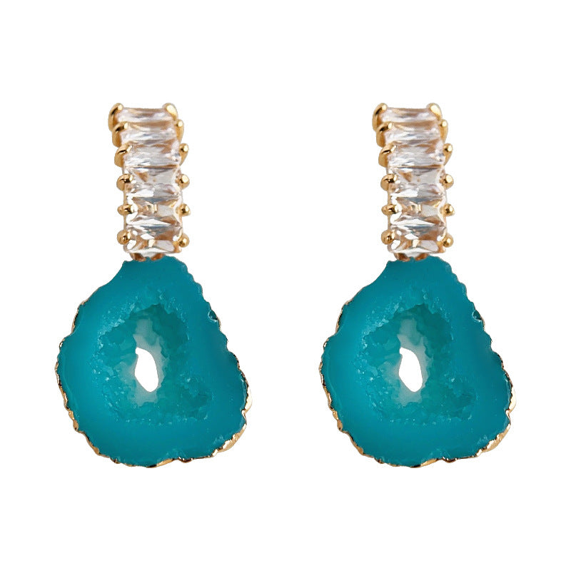 C관 - 고급스러운 여름 14K 도금 은침 귀걸이 [3946] 24.05-1