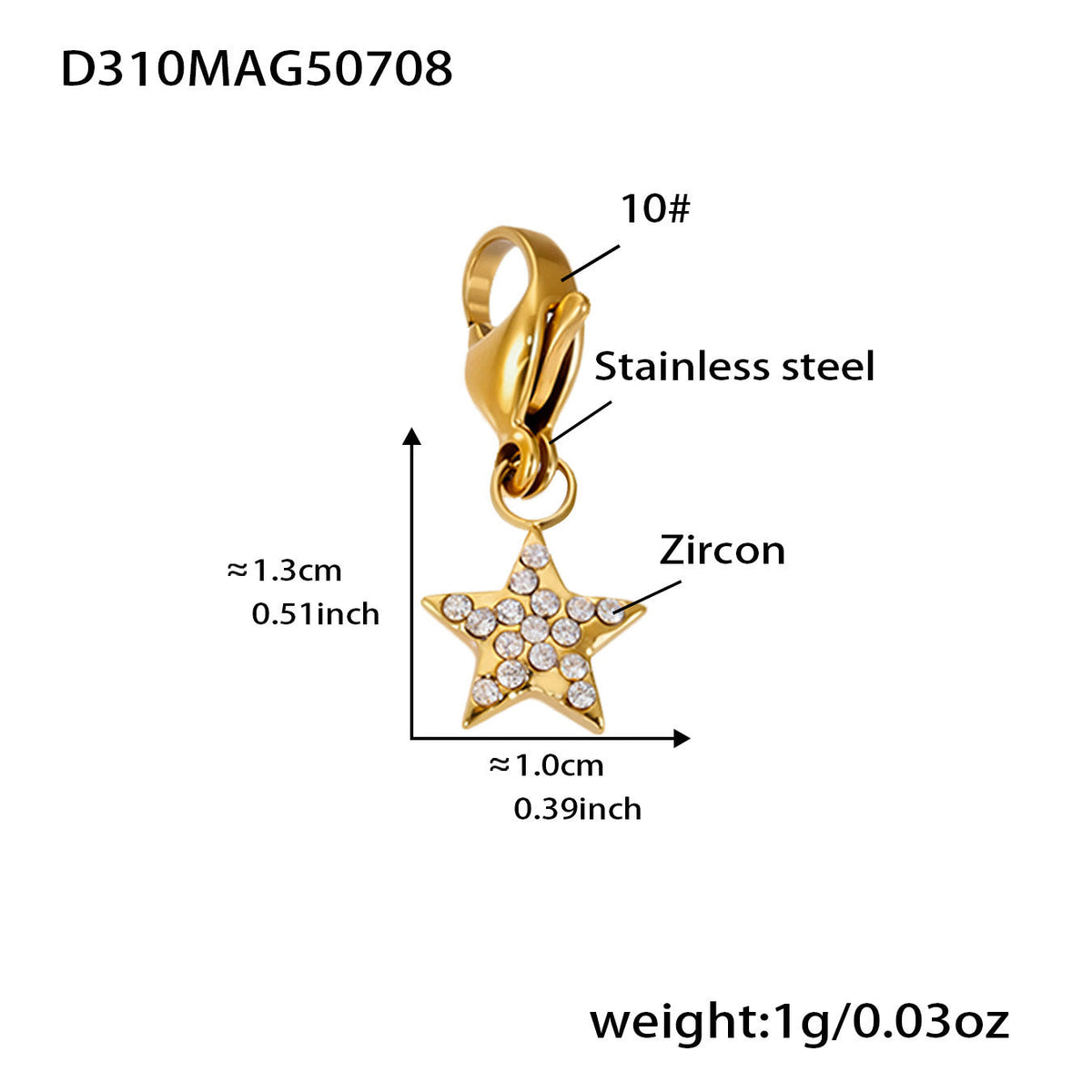 D관 - 스테인리스 스틸 DIY 다중 펜던트 팔찌 목걸이 [E670] 25.09-4