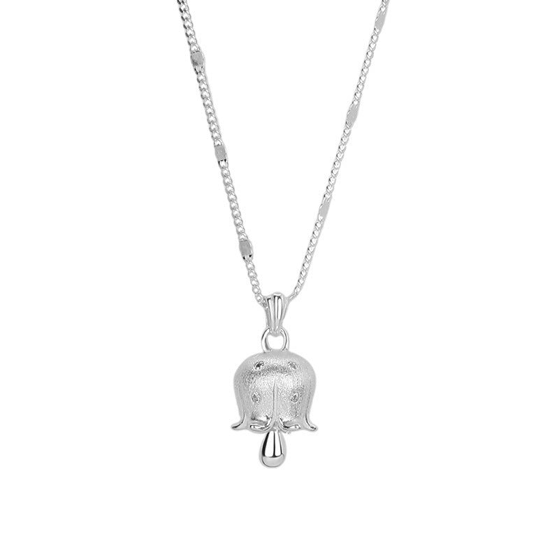 B관 - 925 실버 꽃봉우리 플라워 펜던트 목걸이 [YC3217N_1] 25.11-2